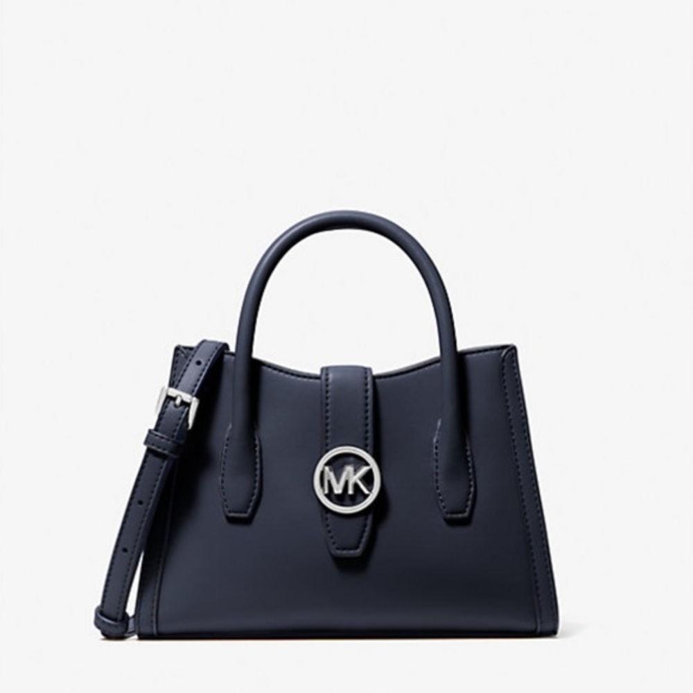 MICHAEL KORS
Gabby Small Faux Leather Satchel
COLOR NAVY
NWT